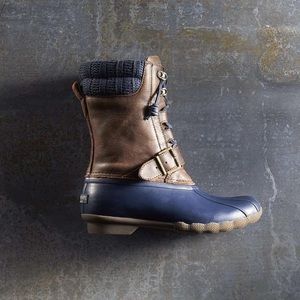 Sperry Saltwater Misty Duck Boot Navy Blue